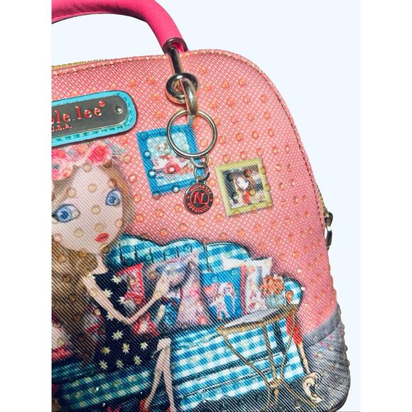Nicole Lee Cupcake Girl Artistic Satchel NWOT - Picture 7 of 9